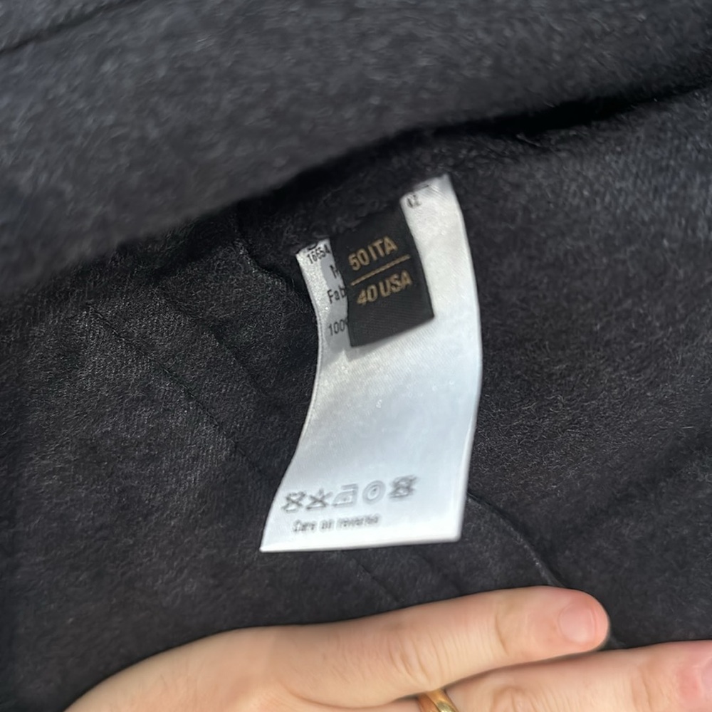 NWT 100% Cashmere MCM Two-Tone Sportcoat (Grey) - Picture 6 of 9